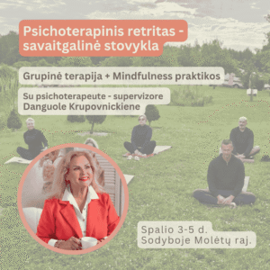 Psichoterapinis retritas / savaitgalinė stovykla
