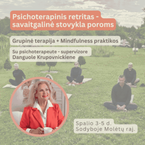 Psichoterapinis retritas - savaitgalinė stovykla poroms